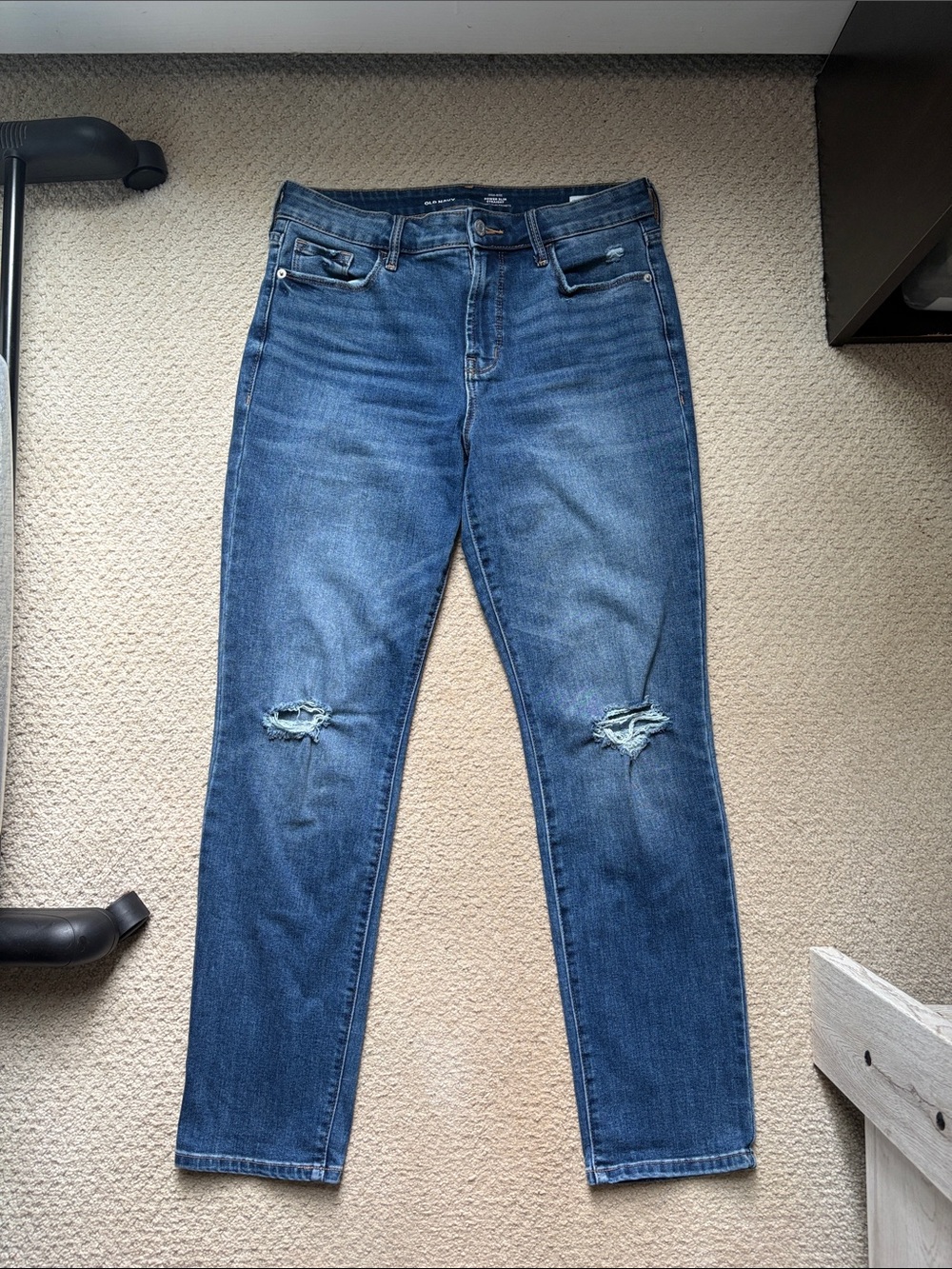 Old navy power slim straight jeans
